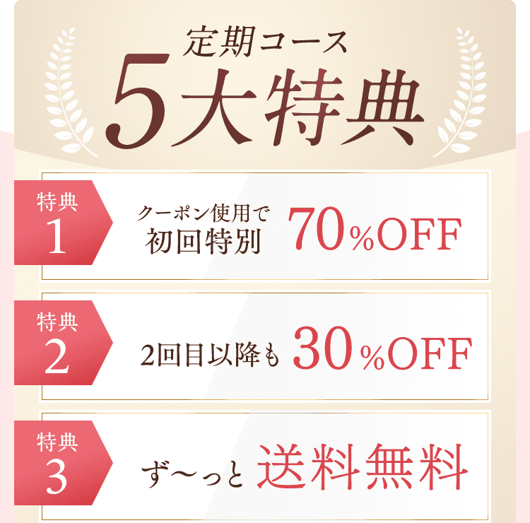 5大特典