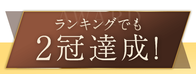 ランキングでも第1位を獲得!