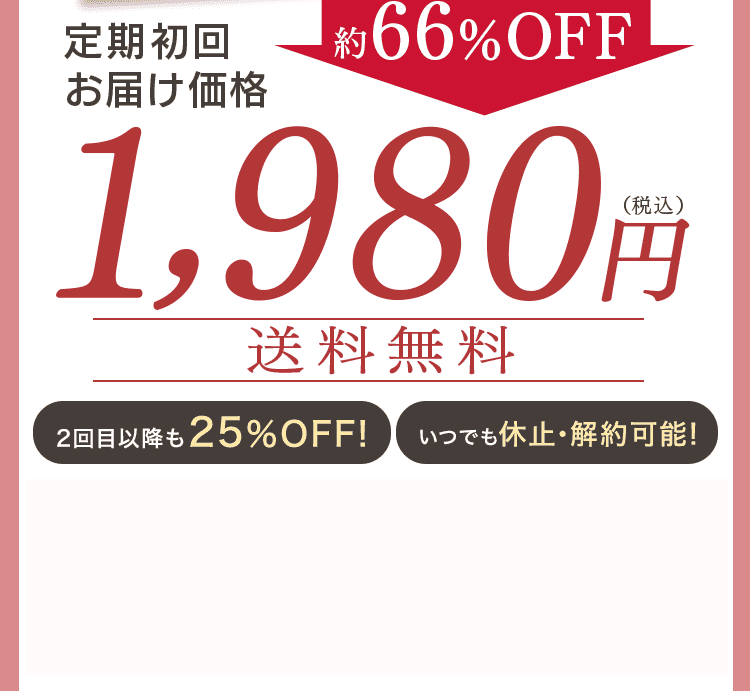 66％OFF1980円