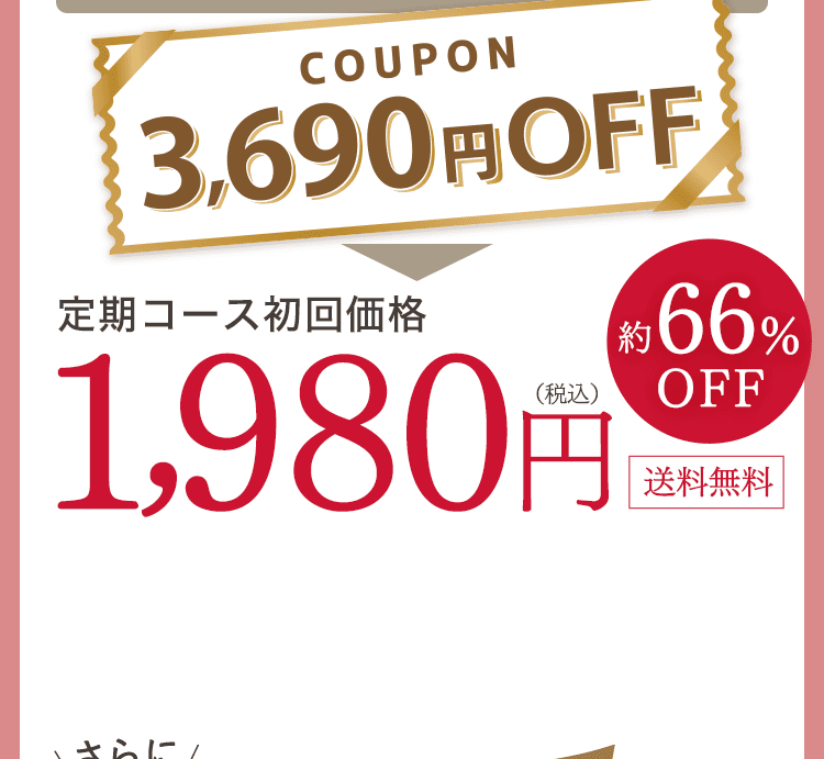66％OFF1980円
