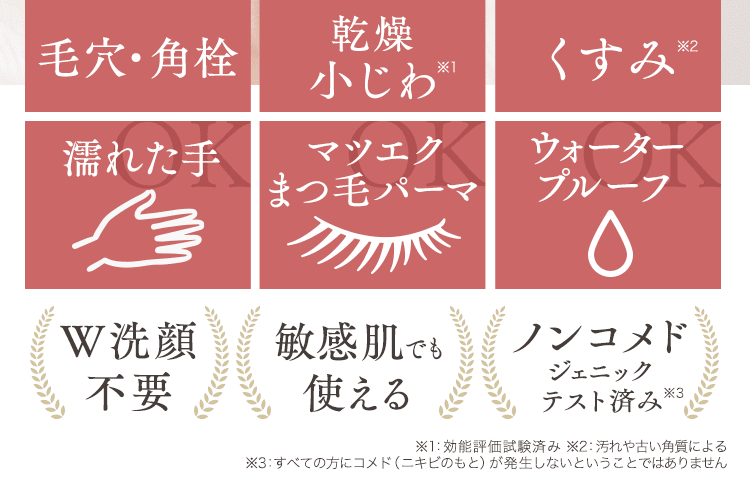 濡れたてOK