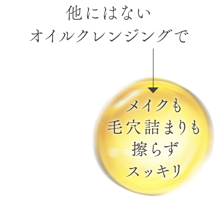 メイク、毛穴詰まりスッキリテキスト