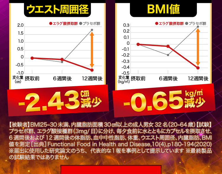 ウエスト周囲径・BMI値グラフ