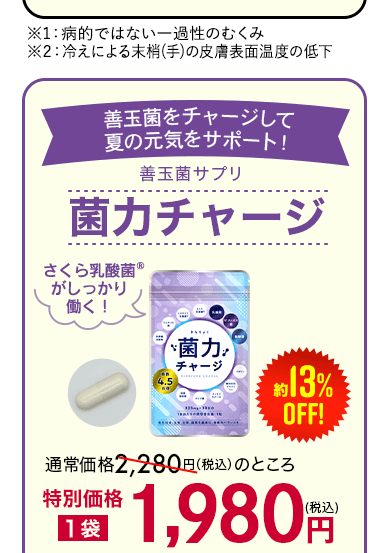 菌力チャージ画像